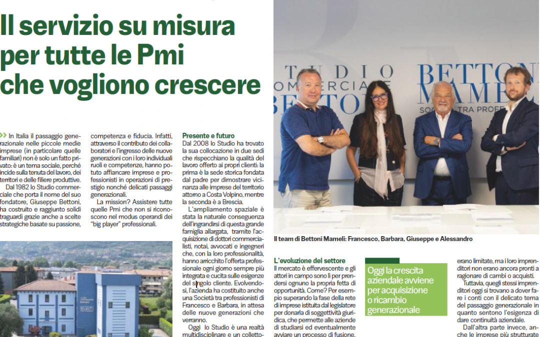 Il servizio su misura per tutte le PMI che vogliono crescere